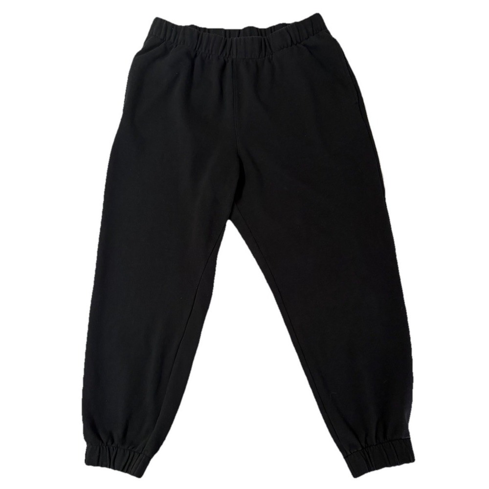 Gap Women's High Rise VintageSoft Relaxed Joggers Black Size Large FA23 790167